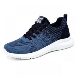 Hot Selling Flying Tennis Shoes Men's 2023 New Men's Casual Breathable Comfortable Running Shoes