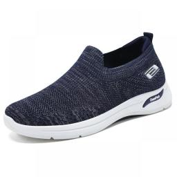 The Latest Mesh Shoes Men's 2023 New One-footed Men's Fly Woven Breathable Soft Bottom Casual Shoes Men