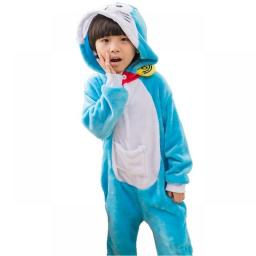 Children Pyjamas Stitch Pajamas Animal Kigurumi Panda Costume Cartoon Anime Cosplay Clothes For Kids Boy Winter Warm Onesies
