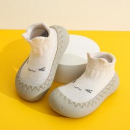 2023 Baby Socks Shoes Infant Cute Cartoon Kids Boy Shoes Soft Rubber Sole Child Floor Sneaker Boy Girl First Toddler Walker