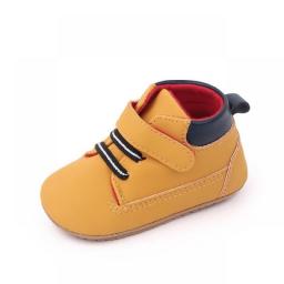 0-18M Newborn Baby Shoes Pu Leather Baby Boy Shoes Hard Sole Antiskid Toddler Girl Shoes Baby Casual Shoes Zapatos Para Bebe