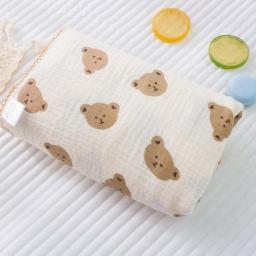 Cotton Gauze Muslin Baby Blanket Super Soft Newborn  Quick Dry Boy Girl Kids Bath Towel Baby Stroller Blanket Cover