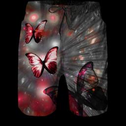 Butterfly Print Two Pieces Sets Elegant Outfits For Women Summer Casual T-Shirt/Shorts/Set Female High Street Jogging Tracksuits