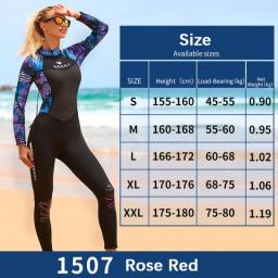3mm Wetsuit Surfing Spearfishing Women's One Piece Swimsuits Jumpsuit Padded Scuba Diving Triathlon Wet Suit