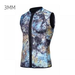 HOT 3mm Neoprene Diving Vest Camouflage Wetsuit Men And Women Thickened Warm Elastic Swimming Surfing Sleeveless Vest Drop Ship