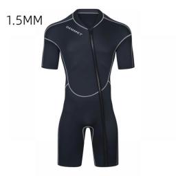 DEMMET 1.5/3MM Neoprene Short-sleeved Wetsuit One-piece Swimsuit Swimming Surfing Snorkeling Keeping Warm And Cold