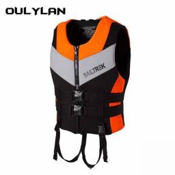 Oulylan Life Vest Adults Surf Vest Wakeboard Motorboats Raft Rescue Boat Ski Water Sports Swimming Drifting Rescue Life Jacket
