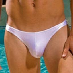 Men Sexy Swimwear Low Waist Swim Briefs Bikini Swimsuit Thong Tangas Underwear Fashion Solid U Convex Swimming Shorts 2023 New