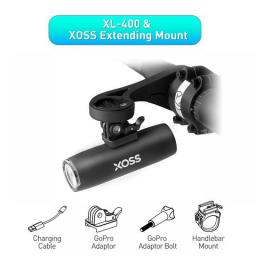 XOSS XL400/XL800 Bike Headlight 400/800 Lumen USB Rechargeable Road MTB Front Lamp Bicycle Light Aluminum Ultralight Flashlight