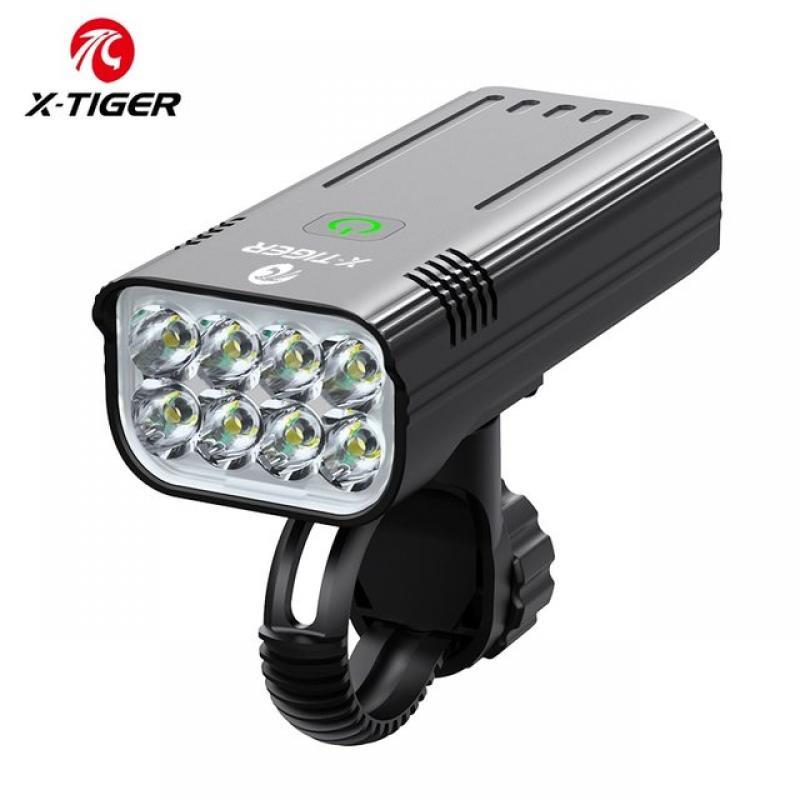 Bike Light Set Powerful USB Rechargeable Bright 8 LED 10000mAh Bicycle Front Lights IPX5 Waterproof Front Lamp Taillight