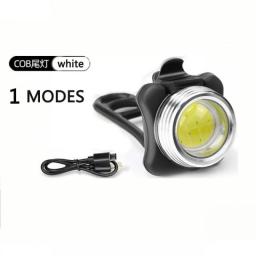 1pcs USB Rechargeable Bike Light ,Super Bright Front Headlight And Rear LED Bicycle Light,650mah ,4 Light Mode Options