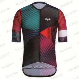 2023 ROIPHOI Racing Summer Cycling Jersey Men Bicycle Clothing Male MTB Maillot Clothes Pockets Mountain Bike Shirt Enduro