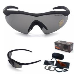 TR90 Half Frame Protective Eye Cycling Sunglasses CS Shooting 3 Lens Set Military Fan Tactical 0 Degree Riding Glasses Equipment