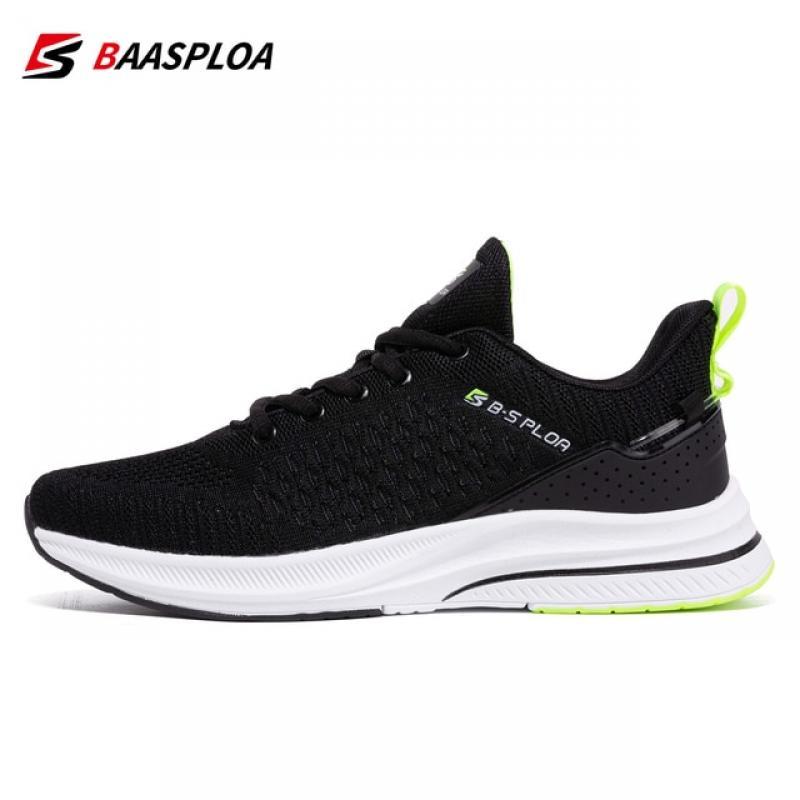 Baasploa Lightweight Running Shoes For Men 2023 Men's Designer Mesh Casual Sneakers Lace-Up Male Outdoor Sports Tennis Shoe