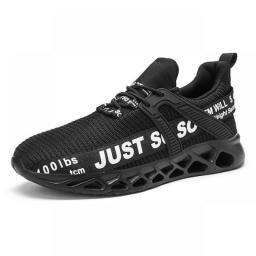 Lightweight Blade Sole Men Sneakers Breathable Comfortable Running Shoes Outdoor Fitness Training Sports Shoes Zapatillas Hombre