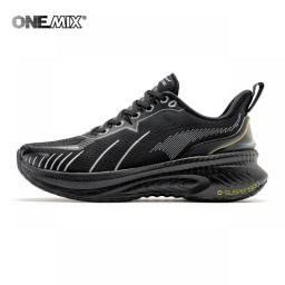 ONEMIX Running Shoes For Men Outdoor Fitness Sport Shoes Anti-skid Cushioning Ultra-Light Support Comfort Man Trainers Sneakers