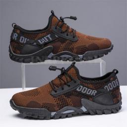 Daiwa Summer Sports Men's Breathable Non-Slip Fishing Shoes Outdoor Riding Wear-Resisting Plus Size Camouflage Climbing Shoes