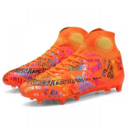Quality Messi Football Shoes Anti-Slip Wholesale Society Soccer Cleats Boots Outdoor Futsal Training Matches Sneakers Size 33-46