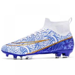 2023 Hot-Selling Football Boots Men's Soccer Cleats TF/FG Kids Wear-Resistant Training Shoes Outdoor Non-Slip Sneakers Size34-46