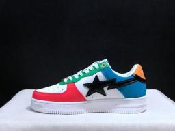 2023 New Model Bapestalow Men's And Women's Luxury Style Sneakers Patent Leather Fashion Retro Board Shoes Running Shoes