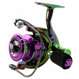 Better Leader 1000-4000 Spinning Fishing Reel Colorful 13+1BB Perforated Appearance Fishing Reel Aluminium Spool Max Drag 8Kg