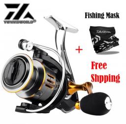 Metal Fishing Reel Alloy Gear Alloy Spool Alloy Foot Metal Arm Max Drag 21KG 5.2:1 Gear Ratio Speed Spinning Carp For Saltwater