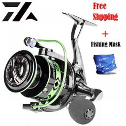 21KG Max Drag Alloy Fishing Reel Zinc Alloy Gear Aluminium Alloy Spool Metal Arm Metal Foot Spinning Reel Carp Fishing Saltwater