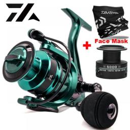VWVIVIDWORLD Double Spool Fishing Reel 5.5:1 4.7:1 Alloy Gear Ratio High Speed Spinning Reel Casting Reel Carp For Saltwater