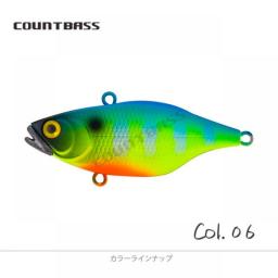 COUNTBASS 60mm 11.7g Vibration Wobblers Lipless Crankbaits Angler's Fishing Lures Hardbaits For Bass Pike