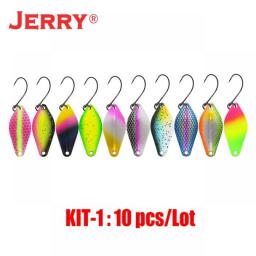 Jerry Cepheus 2.5g Trout Micro Fishing Lures Freshwater Spinner Baubles Single Hook Baits Perch Bass Fishing Tackle