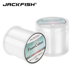 JACKFISH 500M Fluorocarbon Fishing Line 5-30LB Super Strong Brand Main Line Clear Fly Fishing Line Pesca