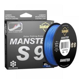 SeaKnight Brand S9 Monster/Manster Series 300M 500M PE  Line 9 Strand Reverse Spiral Tech Multifilament Fishing Line 20-100LB