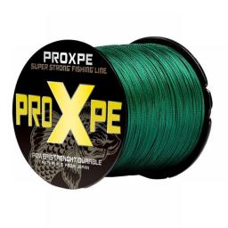 PROXPE Braided Fishing Line 8 Strands Smooth Multifilament PE Fly Carp Wire 100M 300M 500M 1000M Wear-resistant Woven Thread