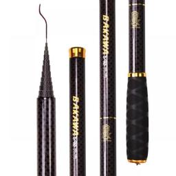 JOSBY Carbon Fiber Telescopic Fishing Rod Stream Hand Pole Carp Feeder Tenkara 1.8/2.7/3.6/5.4/6.3M Portable Pesca