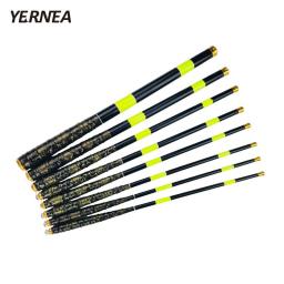 Yernea Carbon Portable Telescopic Fishing Rod 1.8M 2.1M 2.4M 2.7M 3.0M 3.6M 4.5M 5.4M Stream Hand Pole Carp Spinning Fishing Rod