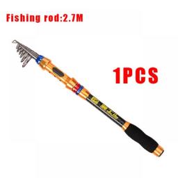 1.8-3.6m Feeder Sea Pole Combo Carbon Telescopic Spinning Fishing Rod Reel Set Short Travel Pole Combo Baitcasting Rod Full Set