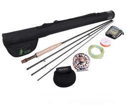 Goture Fly Fishing Rod Reel Combo 3/4 5/6 7/8  With Main Line 16pcs Flies Lure Box Fly Fishing Set 2.4m 2.7m 3.0m 3.9m