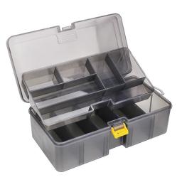 Fishing Tackle Box Waterproof Plastic Double Layer Spinner Lures Hook Minnow Bait Storage Case Fishing Tool Accessories