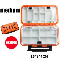Fishing Tackle Boxes Waterproof Fishing Storage Boxes Bait Box Multifunctional Hook And Bait Accessory Box Double-Sided Opening