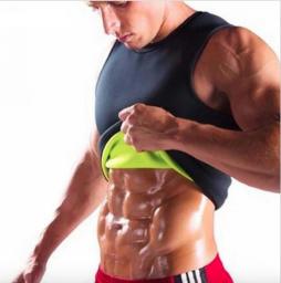 Sauna Tank Waist Sweat Shaper Top Slimming Vest Body Men's Trimmer Shirt Trainer