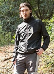 TRVLWEGO Outdoor Running Camping Hiking Bike Sport Jacket Sun-Protect Ultralight Waterproof Dark Stria Rain Women Men Coat