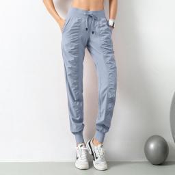 Wrinkle Slimming Fitness Sweatpants Women's Loose Leggings Pants Running Pants Casual Quick-drying Trousers Harem Pants Thin