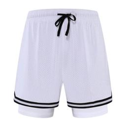 Style  Basket Shorts Solid Sports Professional Men's Basketball Breathable Classic Fabric