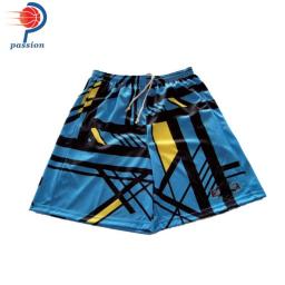 Sublimated Colorful Boy's Team Lacrosse Short With Customize Design Logos