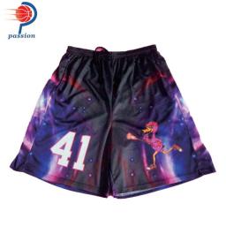 $22 Per Pair 100Percent Polyester Cool Max Girl's  3D Galaxy Design Lacrosse Short With Pockets