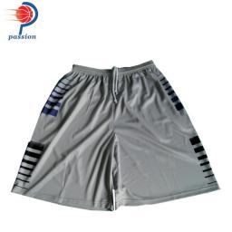 Custom Made 100Percent Polyester Mesh Fabric Lacrosse Short