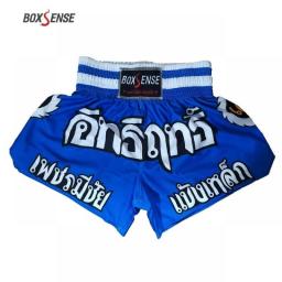 Muay Thai Shorts Women Competition Training MMA Fighting Short Pants Men Girls Boys Sanda Kick Boxing Suits Red White Pink Black