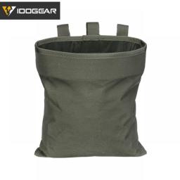IDOGEAR Tactical Magazine Dump Pouch Molle Mag Drop Pouch Recycling Bag Storage Tool Bag 3550
