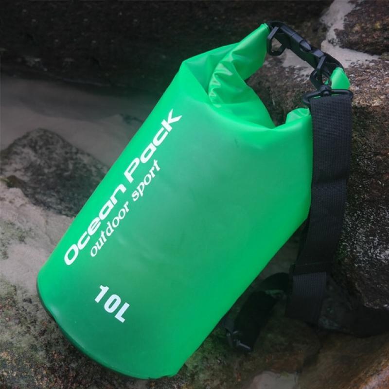 PVC Waterproof Bag 2L 5L 10L 15L 20L Outdoor Swimming Bag Diving Compression Storage Dry Bag For Man Women Kayaking Backpack