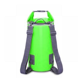 Double Belt PVC Waterproof Bag 5L 10L 20L Outdoor Swimming Bag Diving Compression Storage Dry Bag Unisex Kayaking Backpack